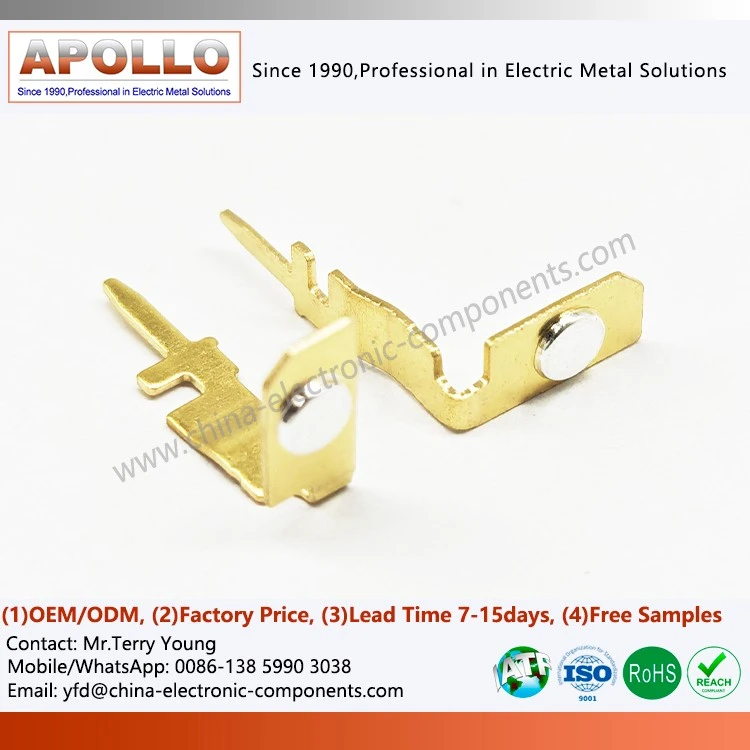 Electrical Metal Brass Stamping Parts For Switch Socket