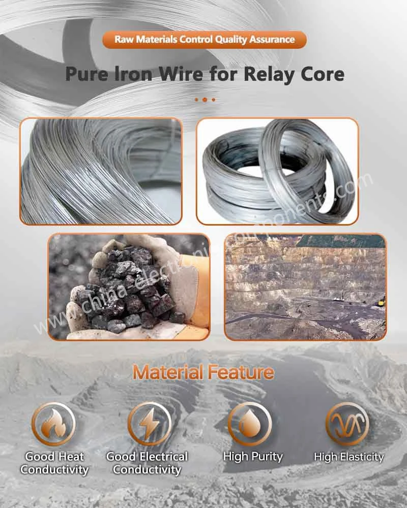 Pure Iron Material for DT4C Relay Iron Core Cold Forging Pure Iron Material for DT4C Relay Iron Core Cold Forging