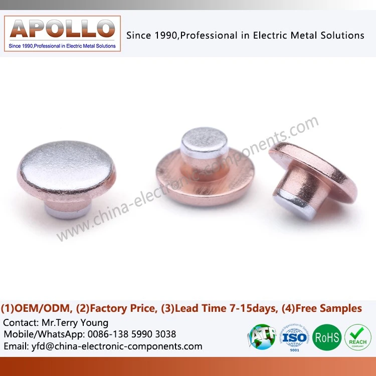 Trimetal Contact Rivet Point Trimetal Contact Rivet Point