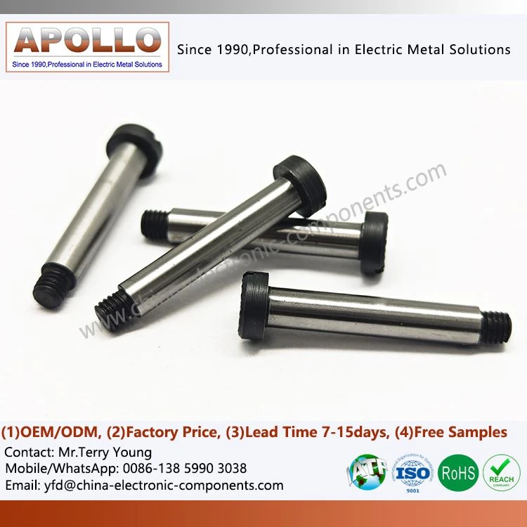 Slotted Knurled Step Pin