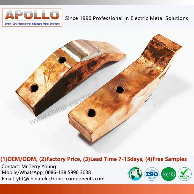 Silver tipped Electrical Contacts
